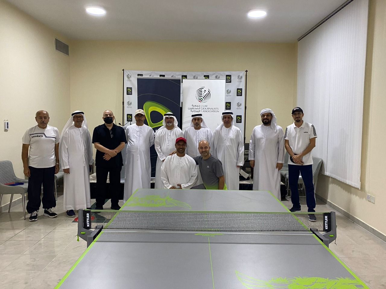 إنطلاق منافسات بطولة جمعية الصحفيين الإماراتية لكرة الطاولة 
